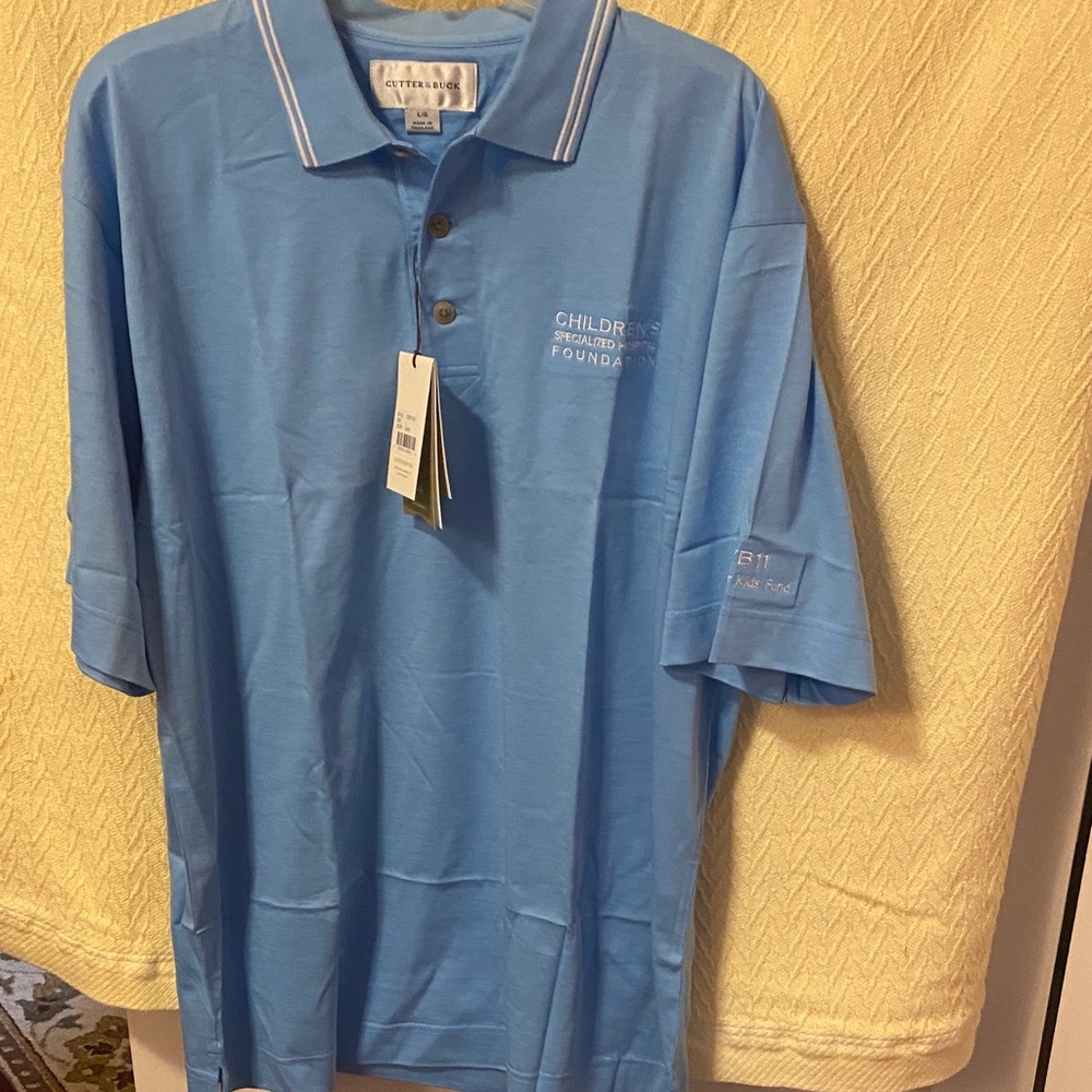 Cutter & Buck Light Blue Polo Shirt